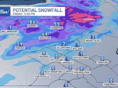 大费城本周五可能迎来2024年第一场降雪